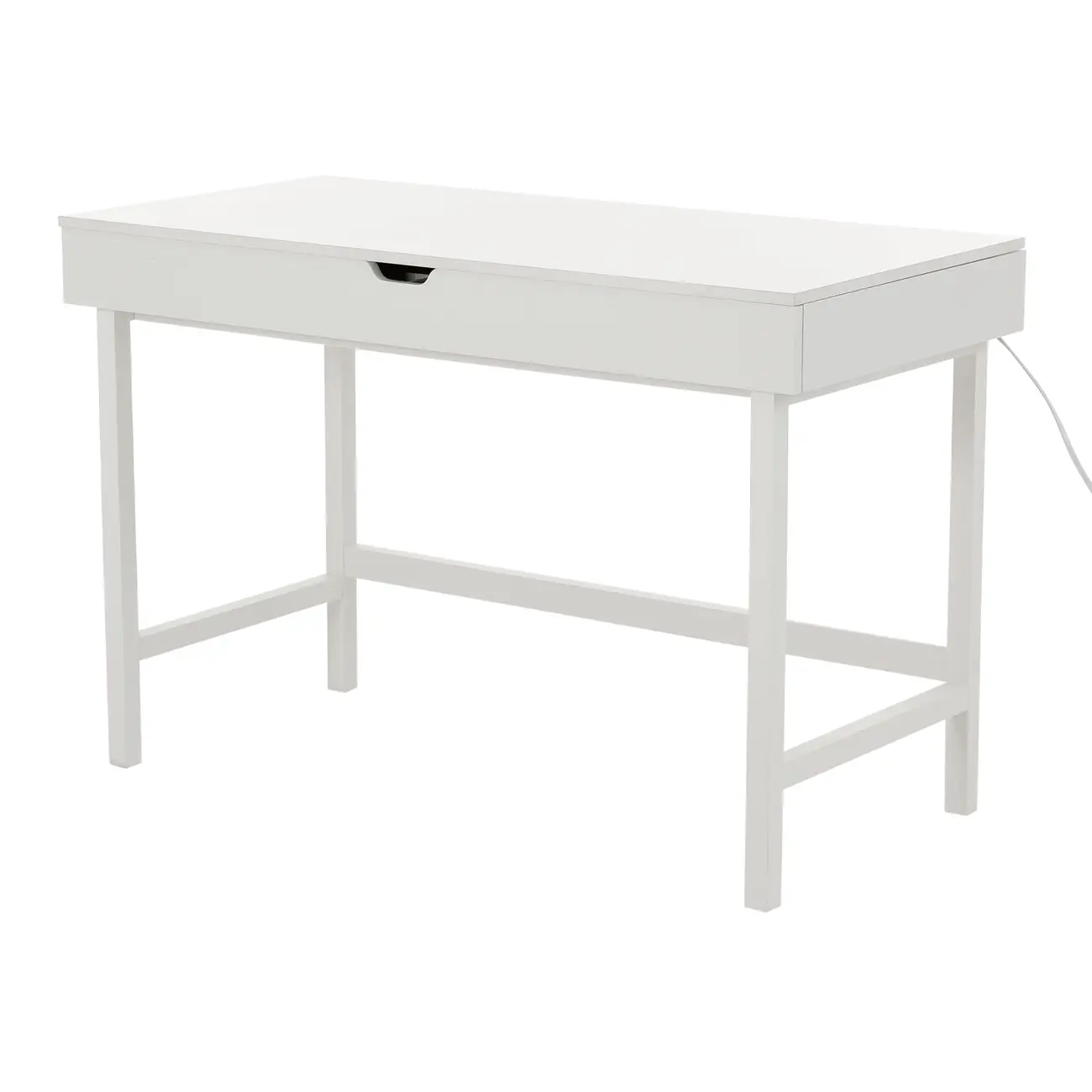 PENTEADEIRA COM ESPELHO 1,13 M X 55 CM REVEAL - BRANCO/PRATA - Foto 2