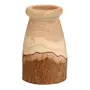 VASO 22 CM PAVLOVNA - PAULOWNIA/ENCERADO CASTANHO - Foto 3