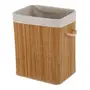 CESTO PARA ROUPAS 50 CM X 40 CM X 30 CM BUKA - BAMBU/NATURAL - Foto 5