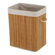 CESTO PARA ROUPAS 50 CM X 40 CM X 30 CM BUKA - BAMBU/NATURAL - Foto 5