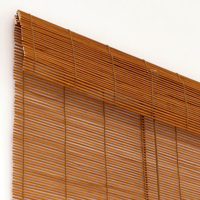 PERSIANA ROLL COM BANDÔ 1,60 M X 1,60 M BAMBU BAMBA - NOZES/BEGE - Foto 8