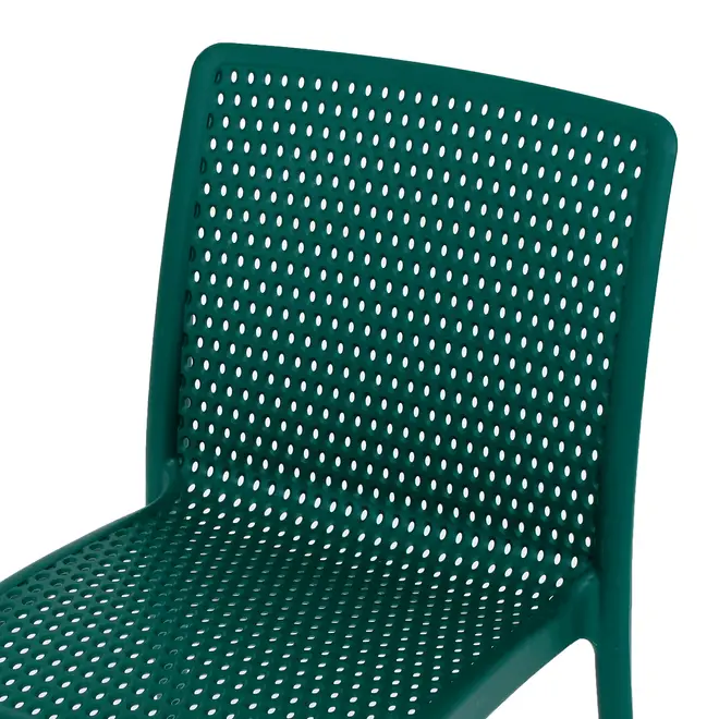 CADEIRA PARA ÁREA EXTERNA EMPILHÁVEL DOTS - MALAQUITA - Foto 6