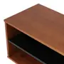 RACK 1,20 M X 36 CM MID CENTURY - PRETO/NOZES - Foto 6