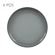 JG DE PRATOS SOBREMESA C/6 PEÇAS MARURU - BLEU CENDRÉ - Foto 1