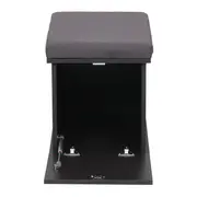LOCKER COM RODÍZIOS E 1 PORTA BASCULANTE ALETA - KONKRET/CINZA - Foto 5
