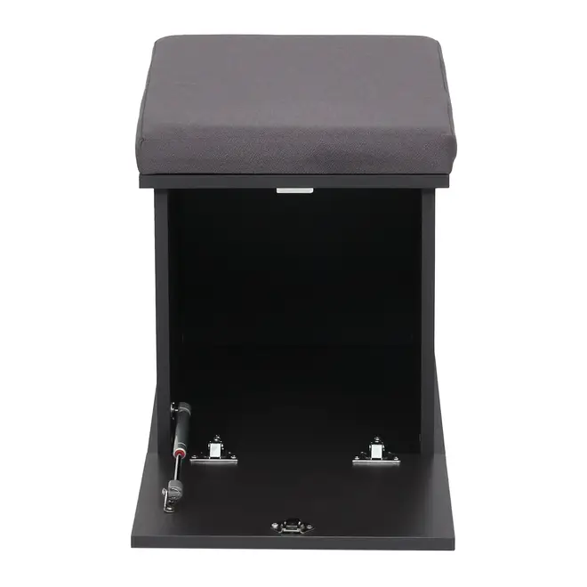 LOCKER COM RODÍZIOS E 1 PORTA BASCULANTE ALETA - KONKRET/CINZA - Foto 5