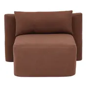 SOFÁ 3 LUGARES SHIRO - QUARTZO ROSA/RUBY MOCHA - Foto 5