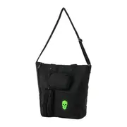 BOLSA CAVEIRA - PRETO/VERDE FLUOR - Foto 3