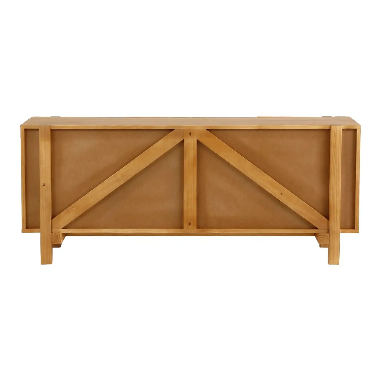 BUFFET 4 PORTAS 1,80 M X 45 CM OKIBO - AMÊNDOA - Foto 6