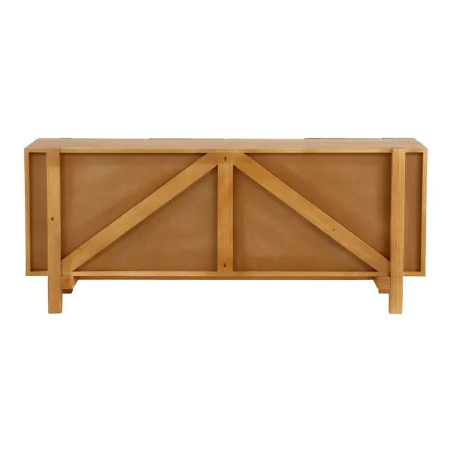 BUFFET 4 PORTAS 1,80 M X 45 CM OKIBO - AMÊNDOA - Foto 6
