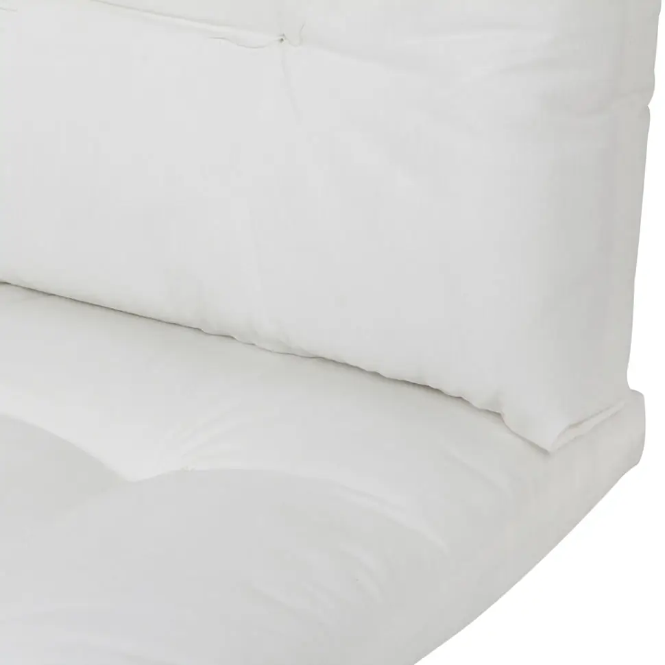 ALMOFADA PARA ASSENTO/ENCOSTO DE POLTRONA RECLINÁVEL CARAÍVA - BRANCO - Foto 3