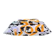 JOGO DE CAMA 2 PÇS SOLT. OLLIE II - CORES CALEIDOCOLOR/PRETO - Foto 1