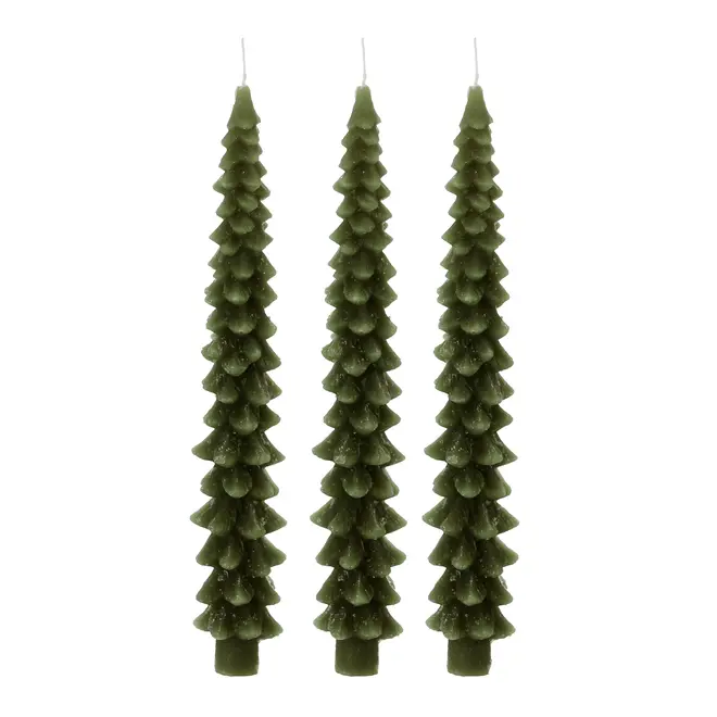 KIT COM 2 VELAS CASTIÇAL VILAREJO NOEL ÁRVORE - CIPRESTE - Foto 2