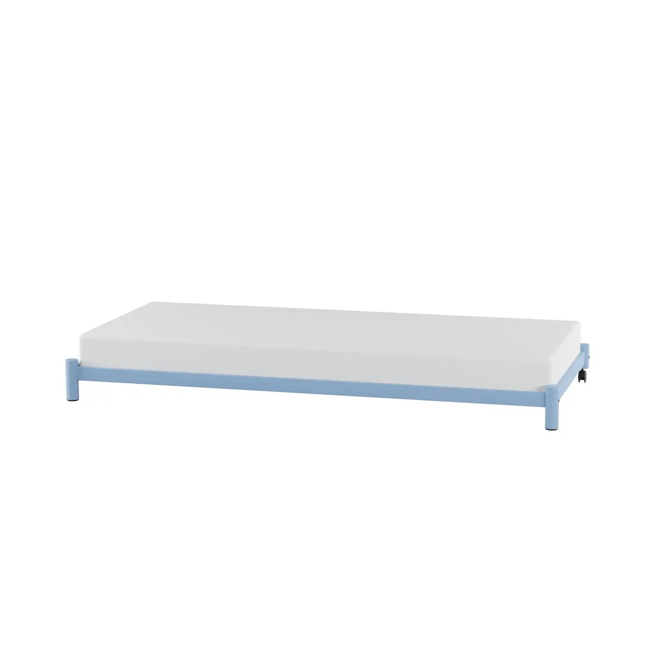 CAMA DE SOLTEIRO INFERIOR 78 CM FLAT - AZUL CLARO - Foto 7