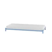 CAMA DE SOLTEIRO INFERIOR 78 CM FLAT - AZUL CLARO - Foto 7