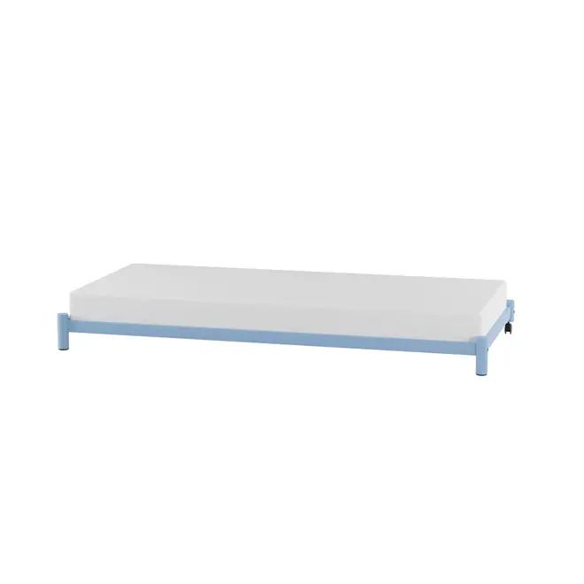 CAMA DE SOLTEIRO INFERIOR 78 CM FLAT - AZUL CLARO - Foto 7