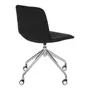 CADEIRA HOME OFFICE CONFIDENT - CROMADO/PRETO - Foto 4