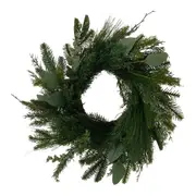GUIRLANDA PINHEIRO 40 CM VILAREJO NOEL - VERDE - Foto 1