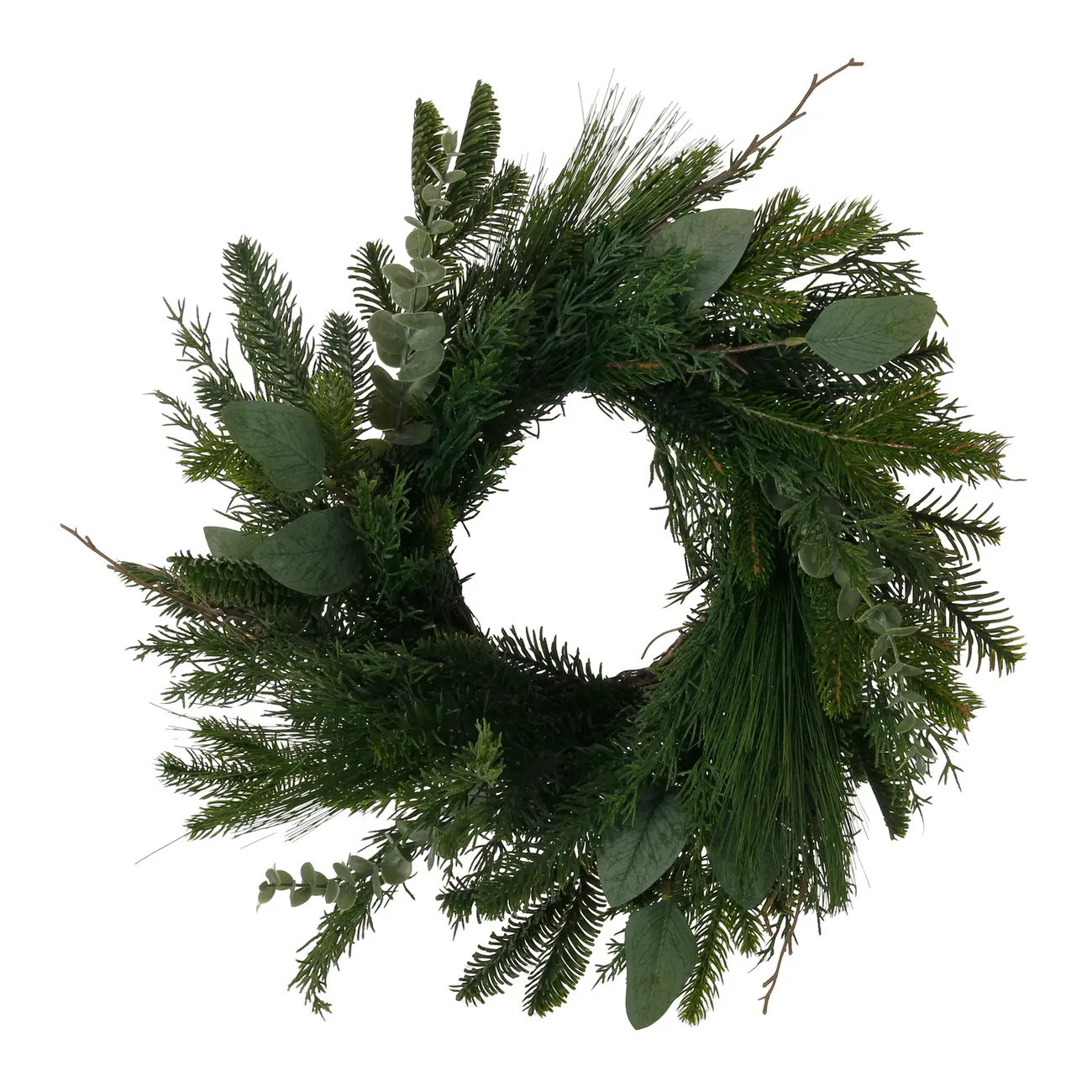 GUIRLANDA PINHEIRO 40 CM VILAREJO NOEL - VERDE - Foto 1
