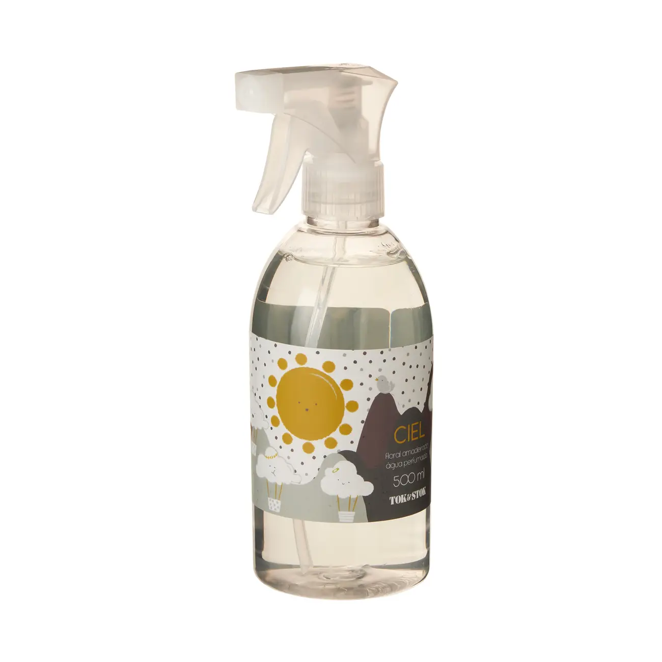 ÁGUA PERFUMADA FLORAL AMADEIRADO BEBÊ 500 ML CIEL - CINZA/MULTICOR - Foto 1