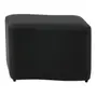 PUFF 61 CM X 51 CM SET WAVE INVERT - CORSIN PRETO - Foto 1