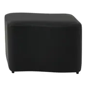 PUFF 61 CM X 51 CM SET WAVE INVERT - CORSIN PRETO - Foto 1