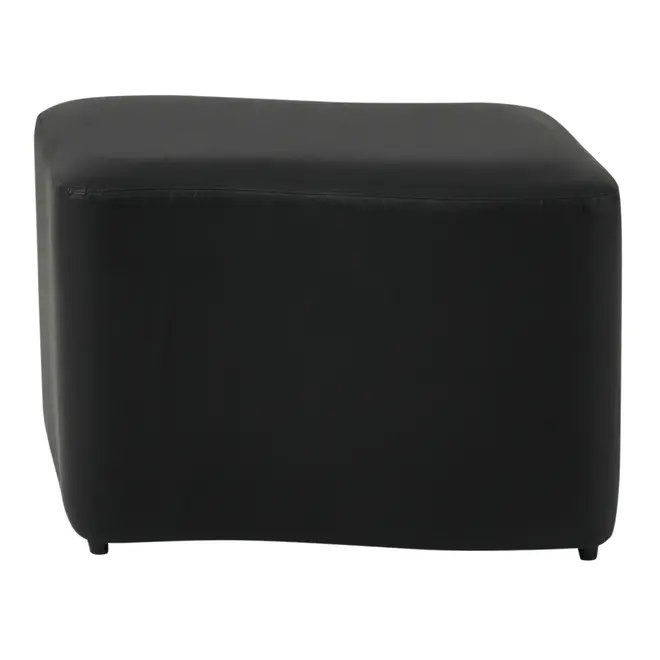PUFF 61 CM X 51 CM SET WAVE INVERT - CORSIN PRETO - Foto 1