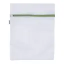 BRANCO/SÁLVIA - SACO PROTETOR PARA LAVAR ROUPA 40 CM X 31 CM SAFE