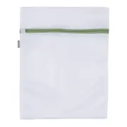 SACO PROTETOR PARA LAVAR ROUPA 40 CM X 31 CM SAFE - BRANCO/SÁLVIA - Foto 1