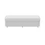 CAMA BOX DE SOLTEIRO 88 COM BAÚ MAX DOSS - BRANCO/BRANCO - Foto 3