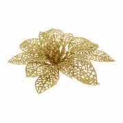 PRENDEDOR FLOR 14 CM FINE FESTIVITY C/2 - OURO - Foto 7