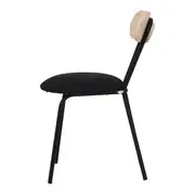CADEIRA COOKIE - PRETO/PRETO - Foto 4