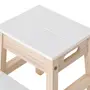 BANCO ESCADA PALETBOX - NATURAL WASHED/BRANCO - Foto 6