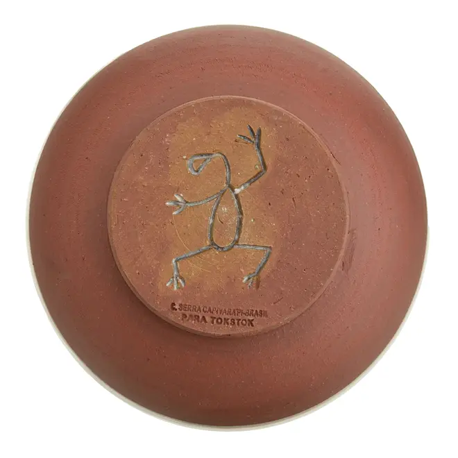 TIGELA 13 CM PALEO - BRANCO/ARGILA - Foto 4