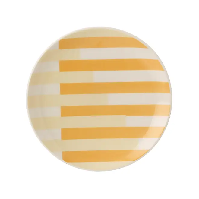 PRATO SOBREMESA STRIPES FUSION - LIMÃO SICILIANO/SORBET DE MANGA - Foto 1