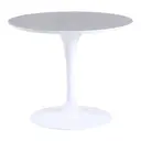 BRANCO BRILHANTE - BASE DE MESA CENTRAL REDONDO AU 1,20 M TULIPE