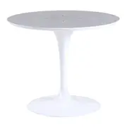 BASE DE MESA DE JANTAR CENTRAL REDONDO AU 1,20 M TULIPE - BRANCO BRILHANTE - Foto 1