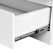 MESA DE CABECEIRA 2 GAVETAS MINCE - BRANCO - Foto 8