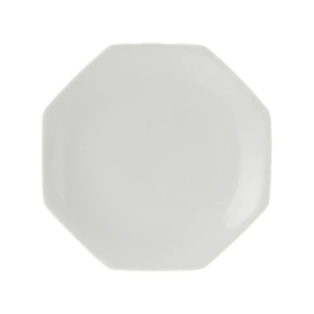 PRATO SOBREMESA OCTAGON - BRANCO - Foto 1