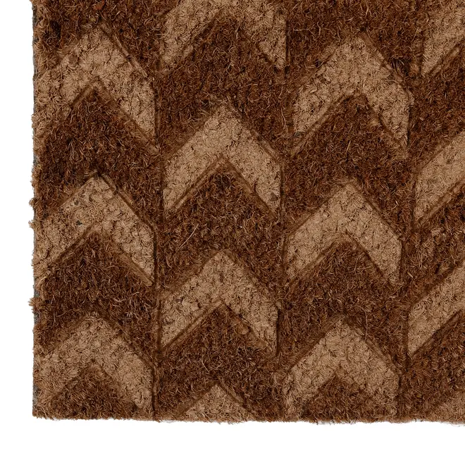 CAPACHO 40 CM X 60 CM MARQUETERIE - NATURAL - Foto 4