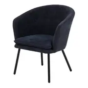 POLTRONA FLAPPER - PRETO/GALAXY BLUE - Foto 2