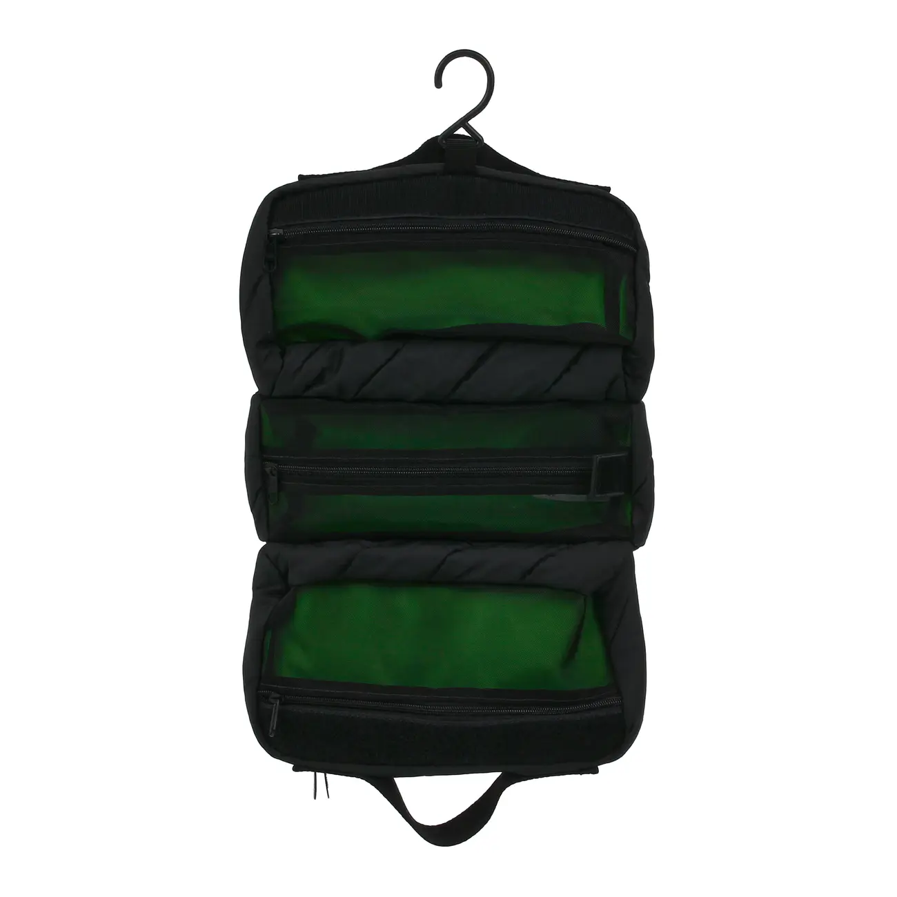 NÉCESSAIRE PARA VIAGEM CAVEIRA - PRETO/VERDE FLUOR - Foto 6