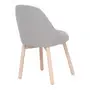 CADEIRA LUVI - NATURAL WHASHED/CINZA CLARO - Foto 4