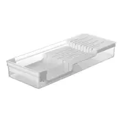 ORGANIZADOR DE FACAS PRACTICAL - INCOLOR/BRANCO - Foto 4