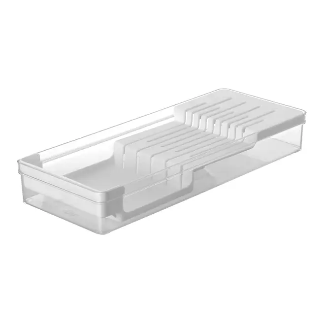 ORGANIZADOR DE FACAS PRACTICAL - INCOLOR/BRANCO - Foto 4