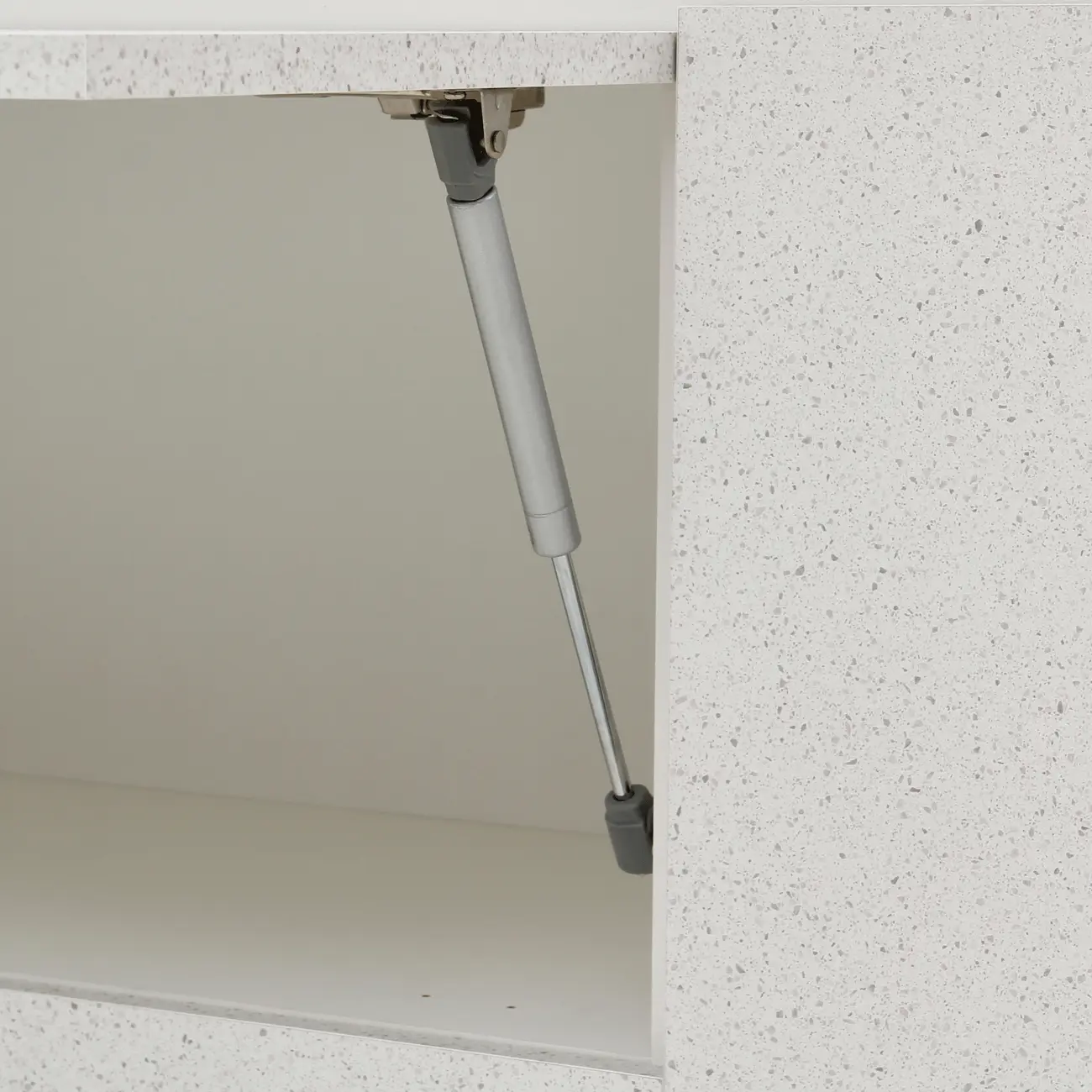 ARMÁRIO DE COZINHA AÉREO 1,20 M 2 PORTAS-BASCULANTE/1 PORTA DE BATER SLEEK - BRANCO/GRANILITE - Foto 10