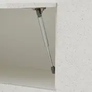 ARMÁRIO DE COZINHA AÉREO 1,20 M 2 PORTAS-BASCULANTE/1 PORTA DE BATER SLEEK - BRANCO/GRANILITE - Foto 10