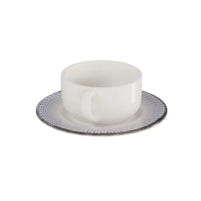 XÍCARA CAFÉ 50 ML SALINA I - BRANCO/AZUL - Foto 19