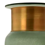 VASO 27 CM HYDE - LODEN GREEN/OURO VELHO - Foto 4