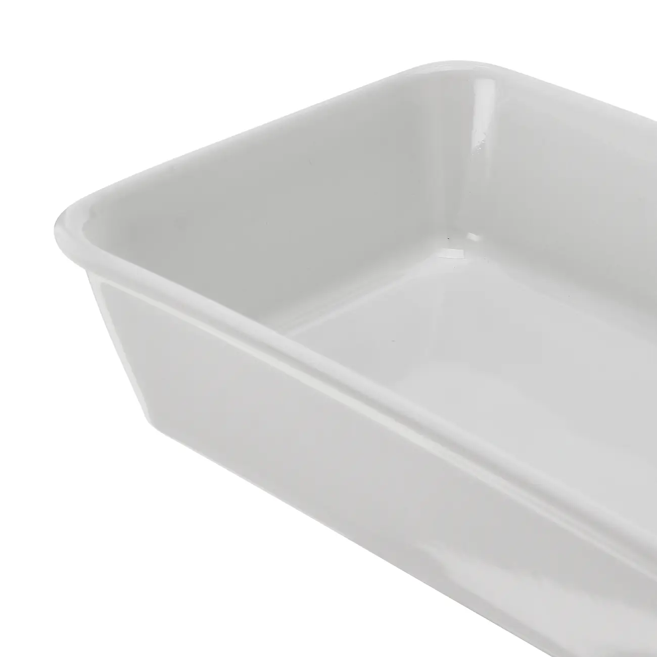 TRAVESSA REFRATÁRIA 21 CM X 14 CM THEVY - BRANCO/BRANCO - Foto 4